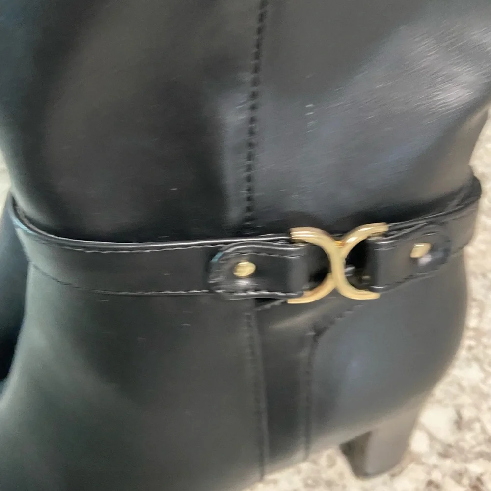 Charter Club Palmaa Black Knee high Boots - Picture 5 of 9